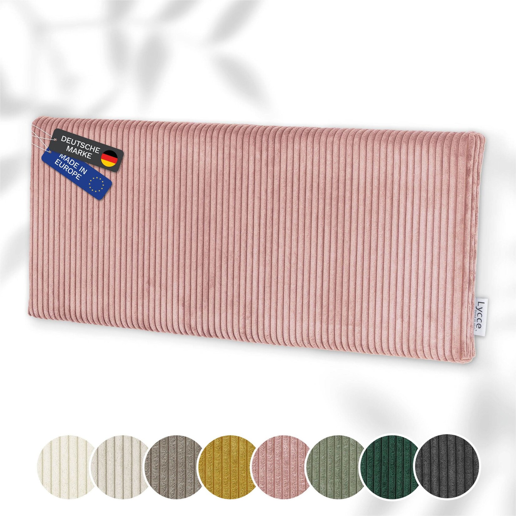 Lycce Wandkissen Cord – Wandpolster Kopfteil Betten & Rückenkissen Sitzbank   komfortabel & stabil   einfache Montage   Wandpaneele gepolstert   Schlafzimmer & Wohnzimmer   Cord | 04260474667987