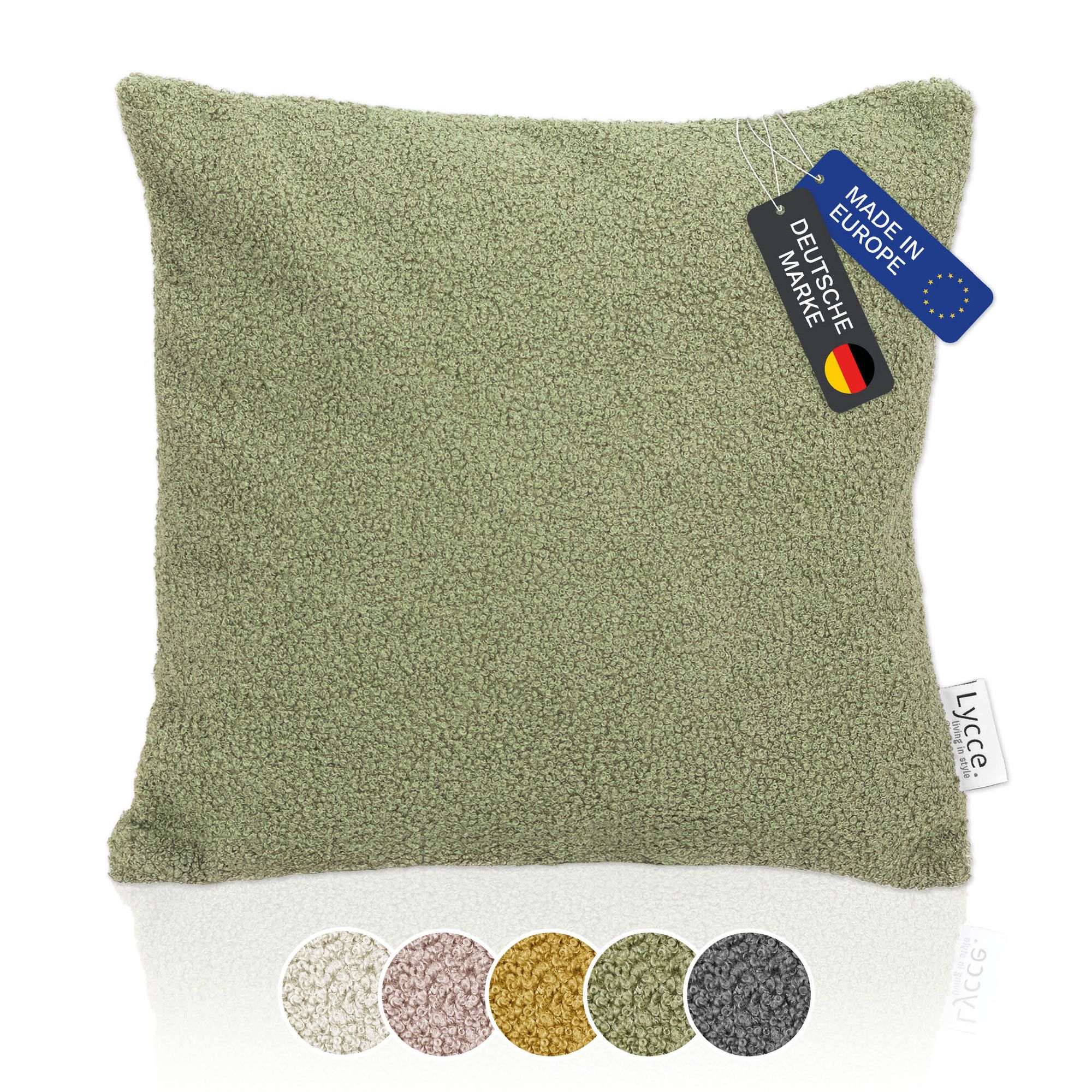 Lycce Kissenh&uuml;lle Boucl&eacute; &ndash; 40x40cm Kissenbezug - Bild 1
