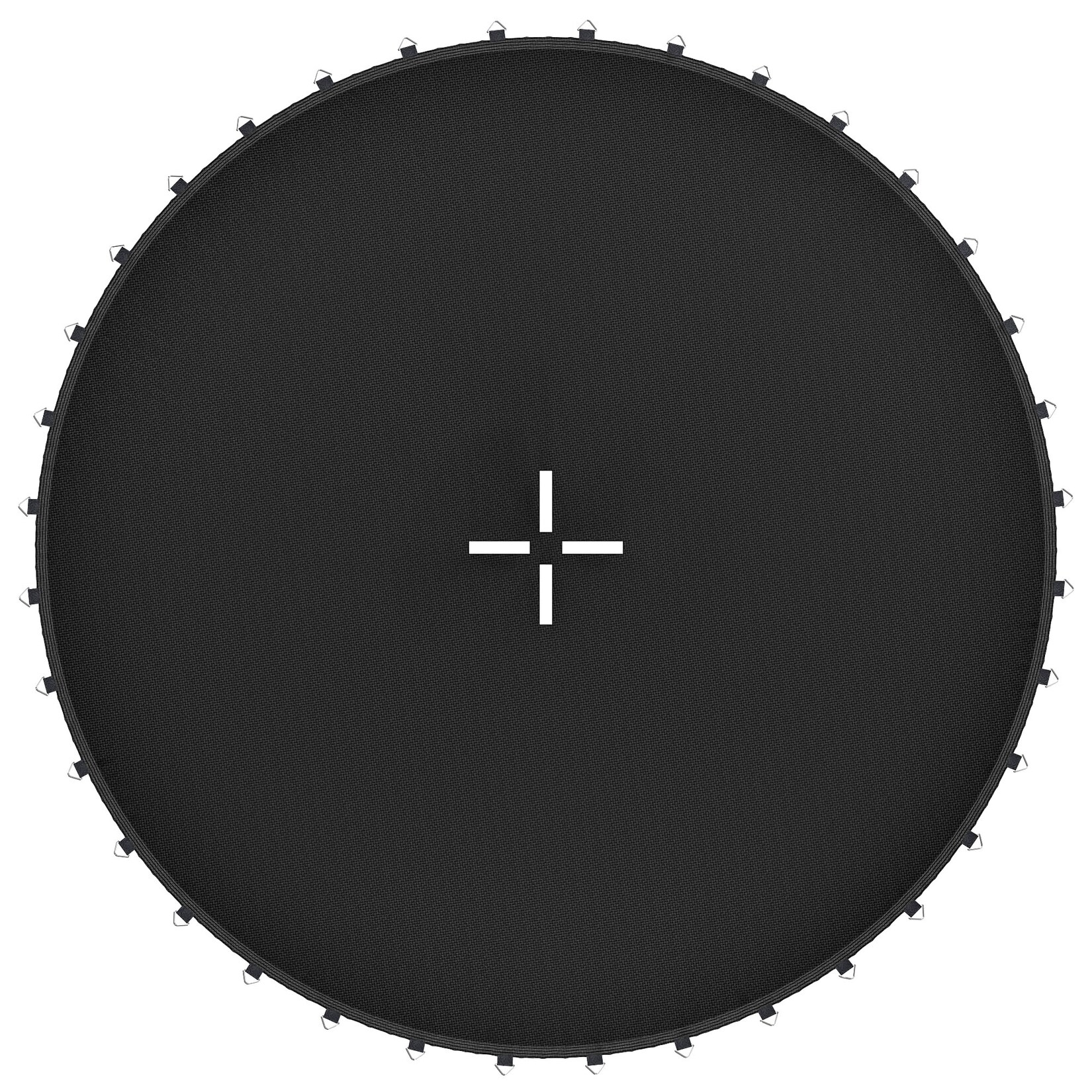 KINETIC SPORTS Trampolin Sprungtuch Ersatz  Ø 293 cm mit 64 Ösen – Sprungmatte für Gartentrampoline Ø 335 cm, USA PP-Mesh Gewebe, Wetterfest & Witterungsbeständig    Ø 293 cm, 64 Ösen (Trampolin Ø 335 cm) | 04260694830086