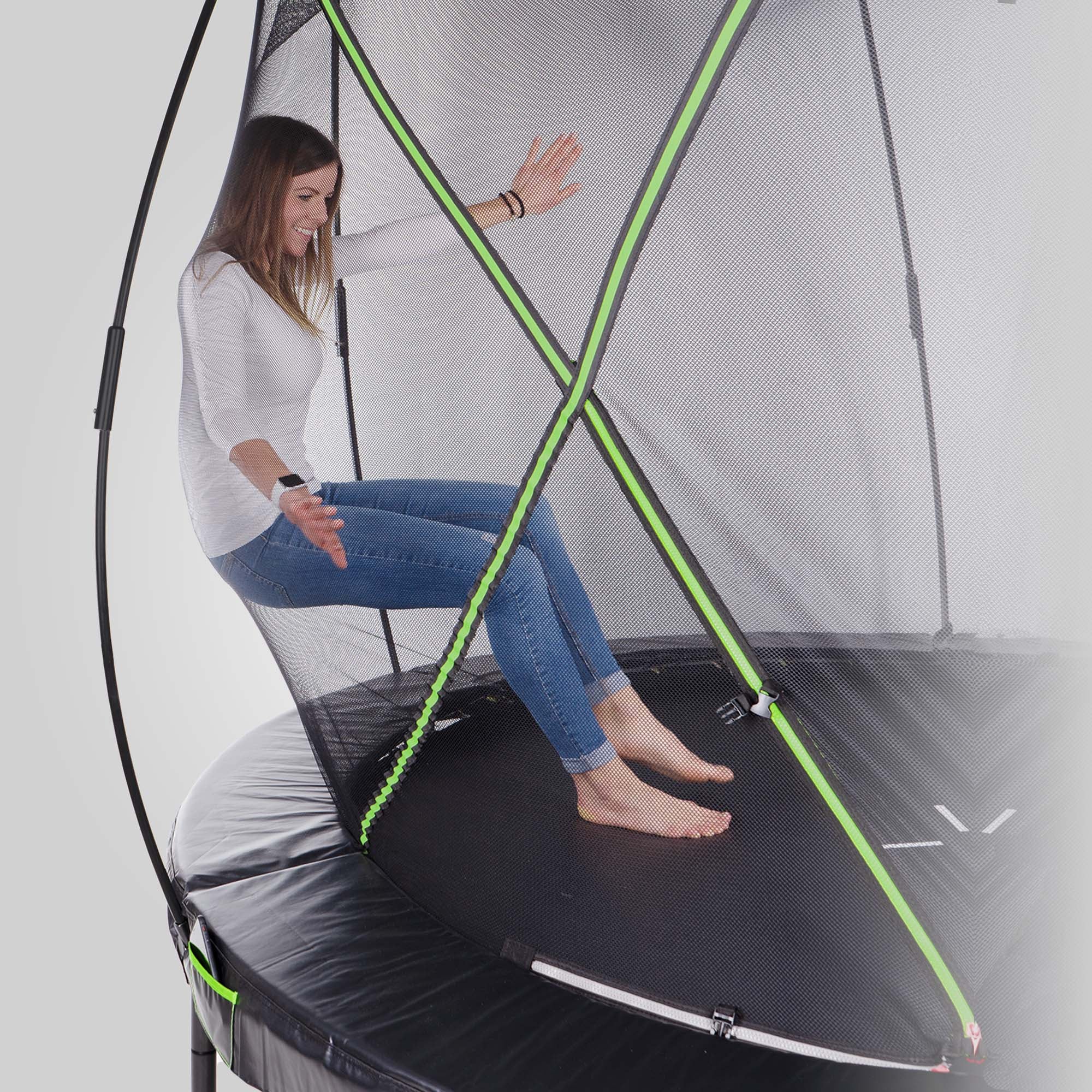 TolleTour Trampolin Ersatznetz Sicherheitsnetz Trampolinersatznetz Fangnetz UV-beständig