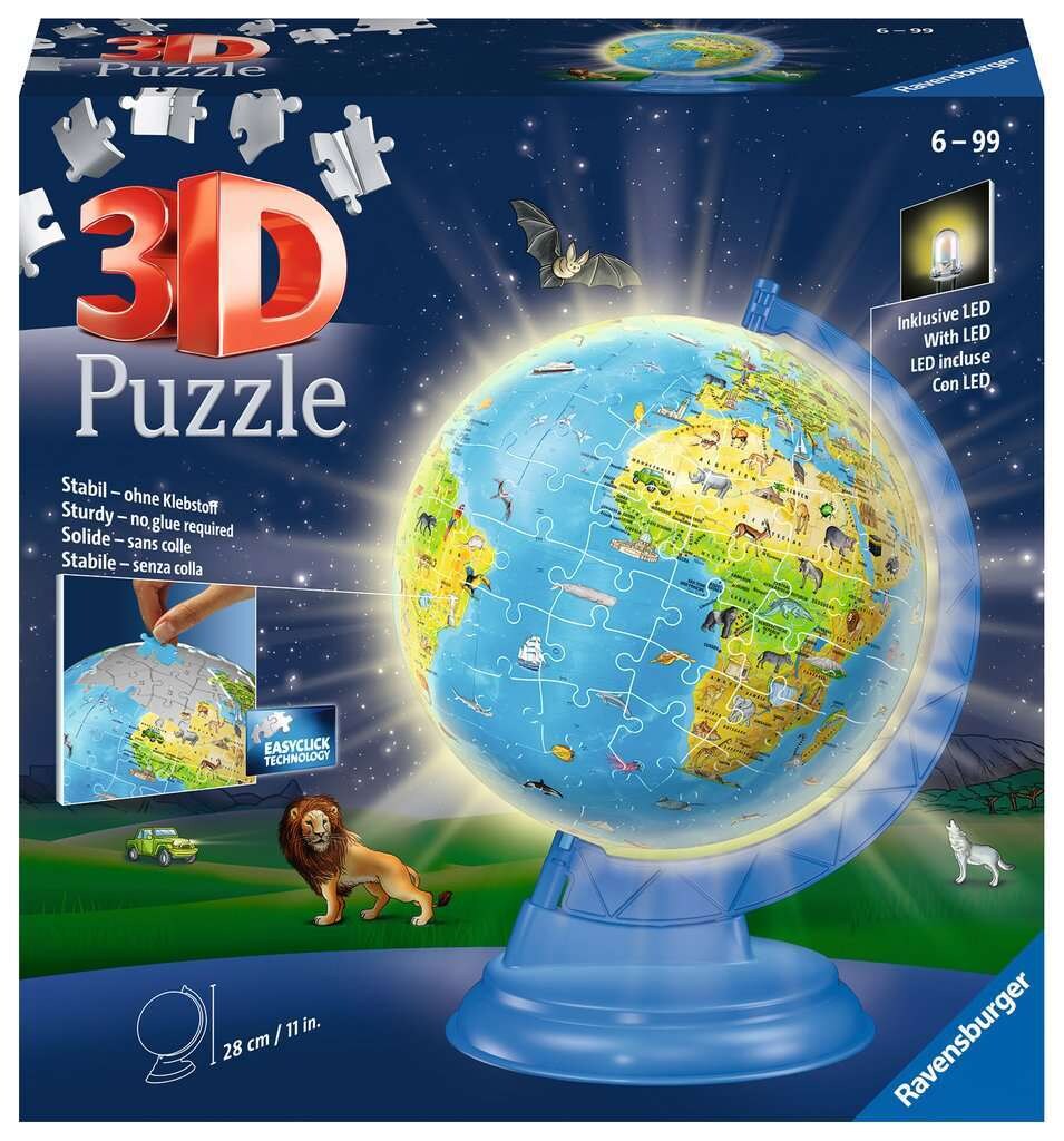 Ravensburger Spiel Kinderglobus mit Licht deutsch | 04005556112746