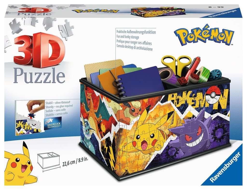Ravensburger Spiel Aufbewahrungsbox Pok&eacute;mon - Bild 1