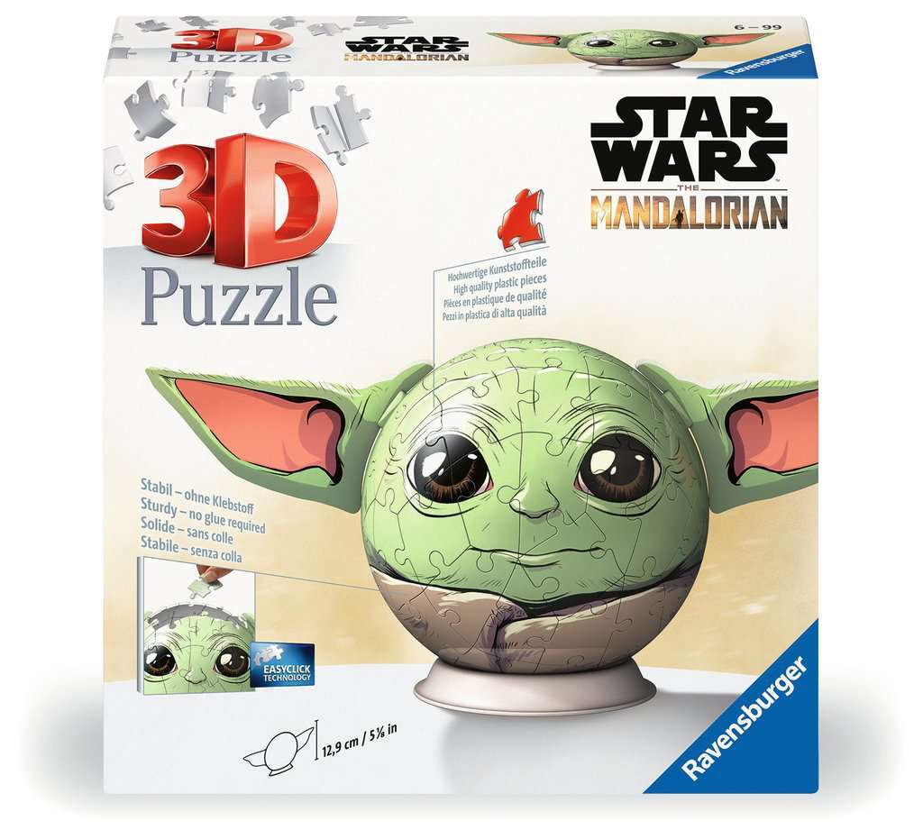 Ravensburger Spiel Puzzle-Ball Mandalorian Grogu mit Ohren - Bild 1