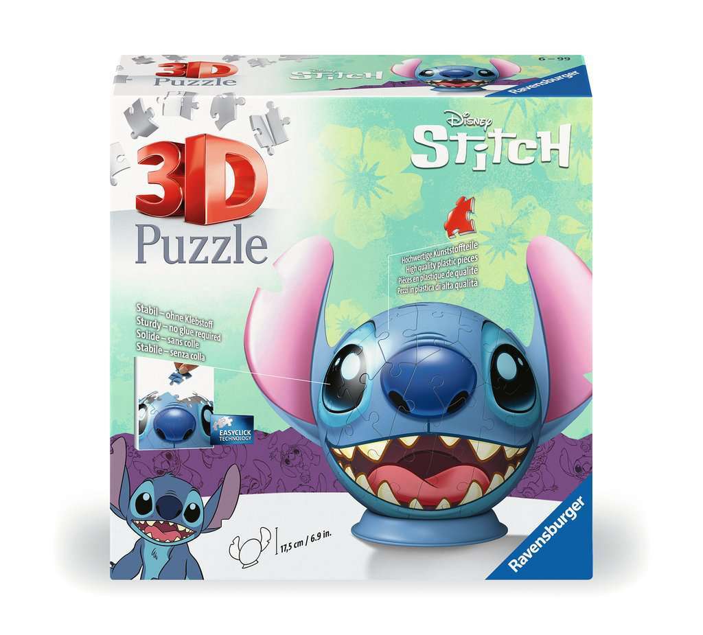 Ravensburger Spiel Puzzle-Ball Disney Stitch mit Ohren - Bild 1