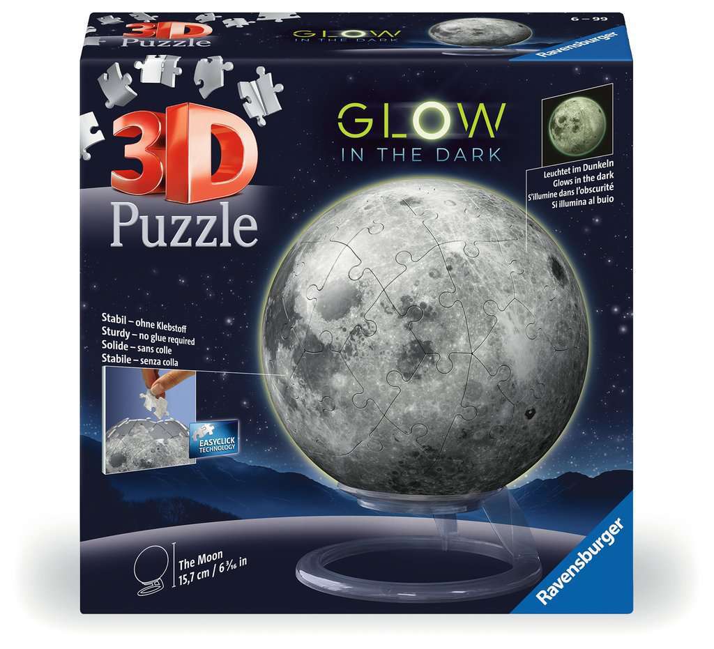 Ravensburger Spiel Puzzle-Ball Der Mond - Glow-in-the-Dark - Bild 1