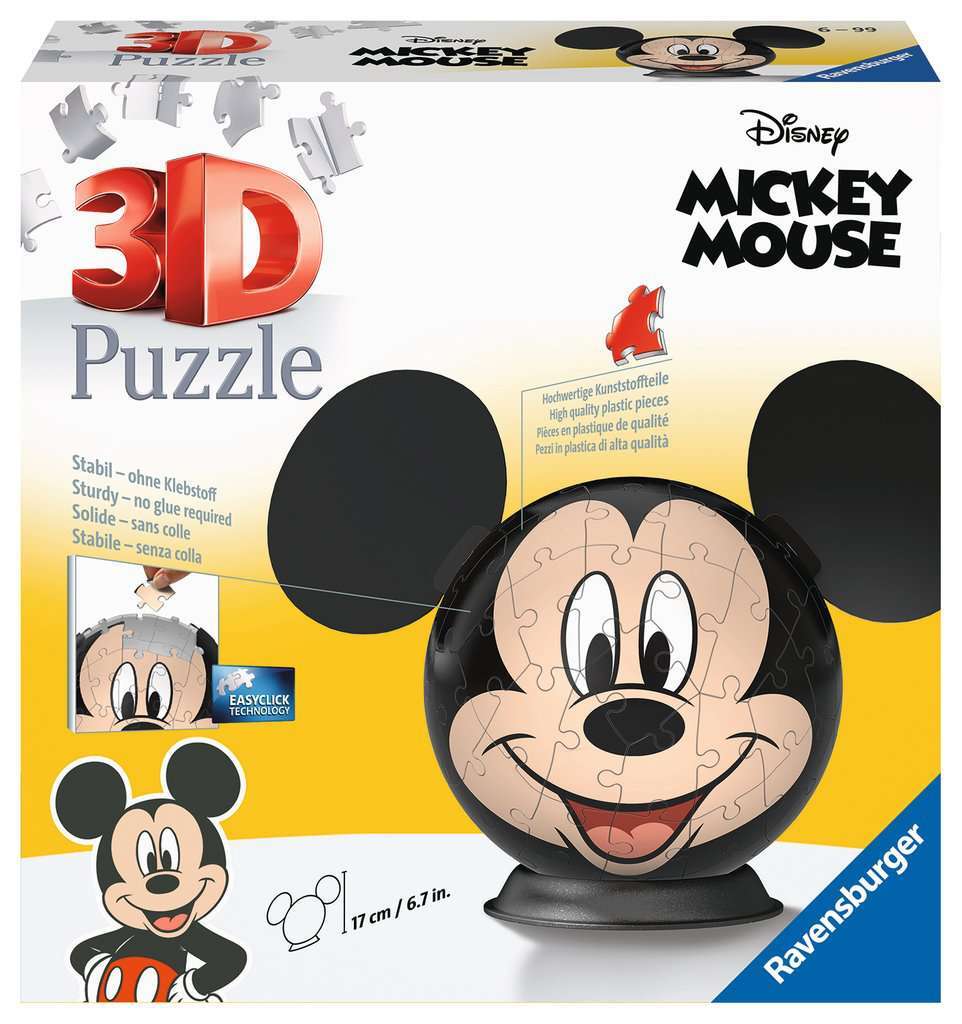 Ravensburger Spiel Puzzle-Ball Disney Mickey Mouse mit Ohren - Bild 1