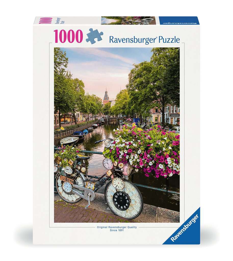 Ravensburger Spiel Fahrrad und Blumen in Amsterdam - Bild 1