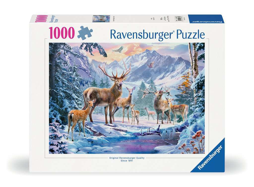 Ravensburger Spiel Rehe und Hirsche im Winter - Bild 1