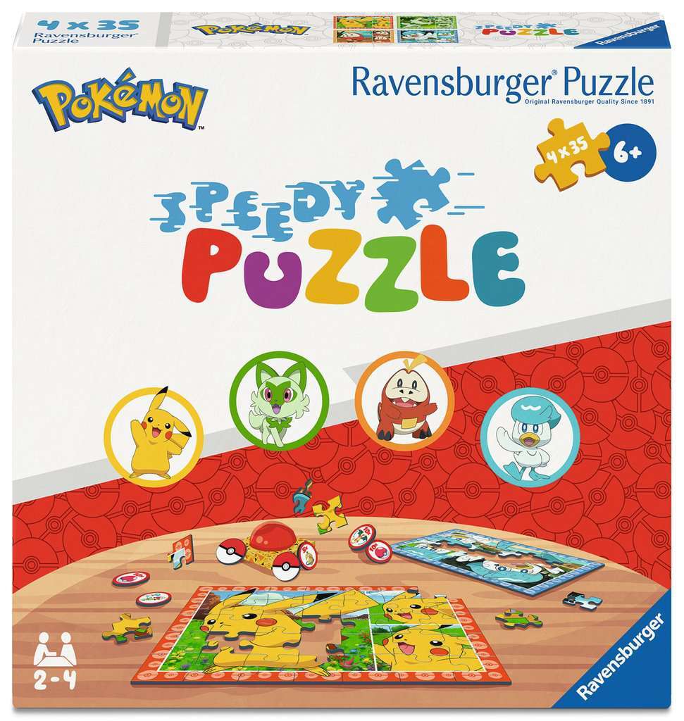 Ravensburger Spiel Speedy Puzzle Pok&eacute;mon - Bild 1