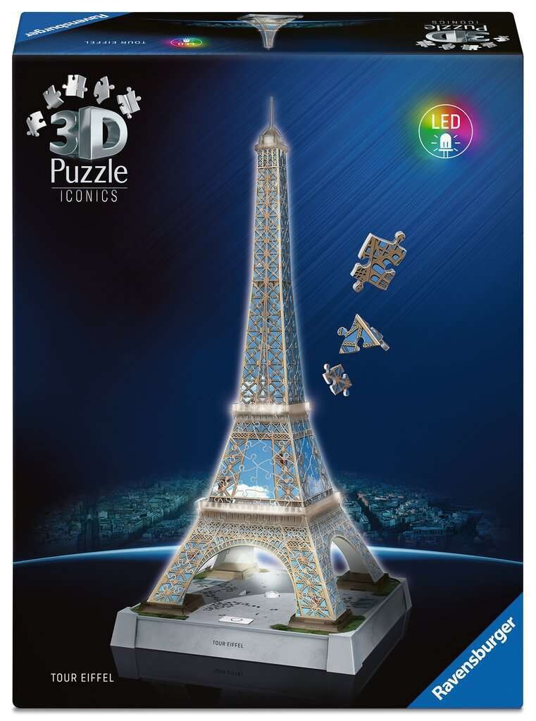 Ravensburger Spiel Iconics: Eiffelturm – mit Licht | 04005555080244