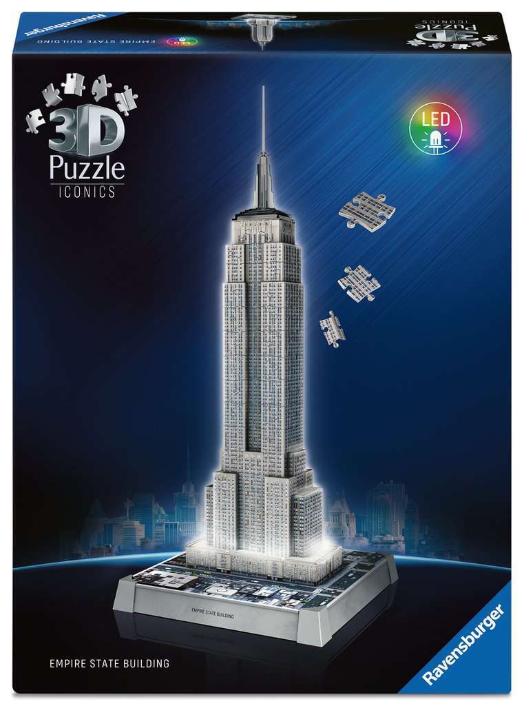Ravensburger Spiel Iconics: Empire State Building - mit Licht - Bild 1