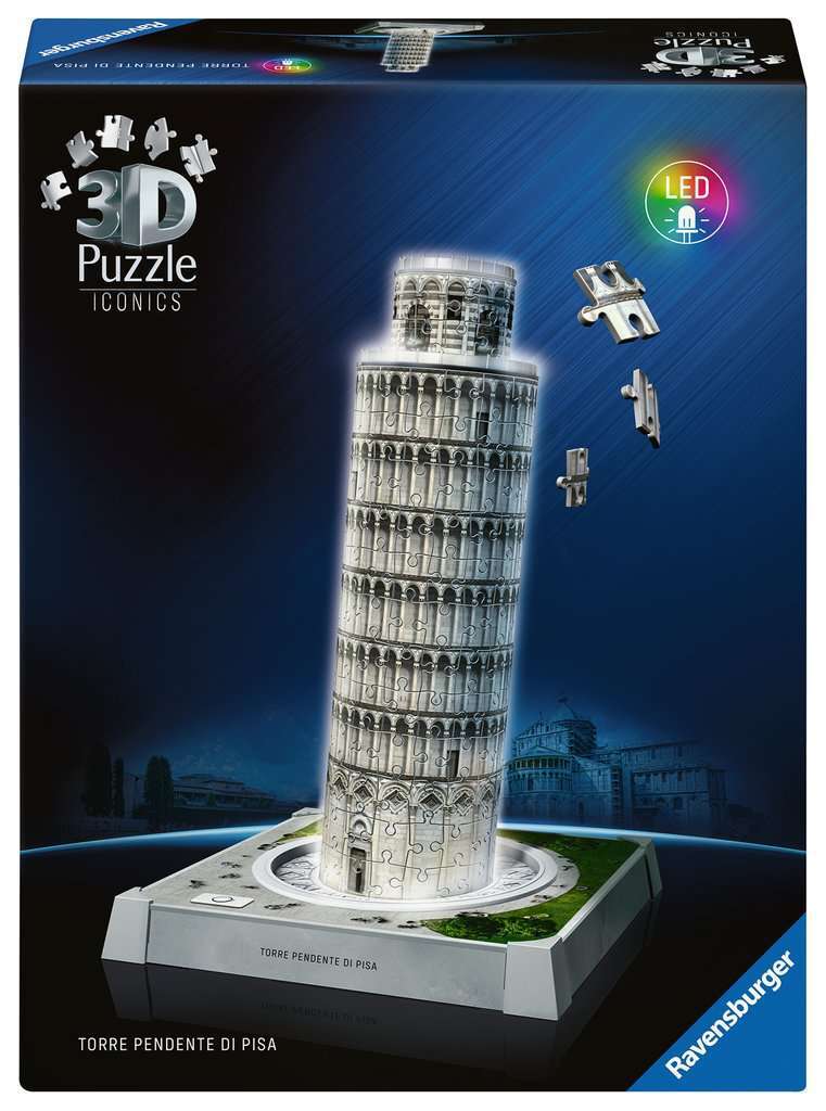 Ravensburger Spiel Iconics: Schiefer Turm von Pisa - mit Licht - Bild 1
