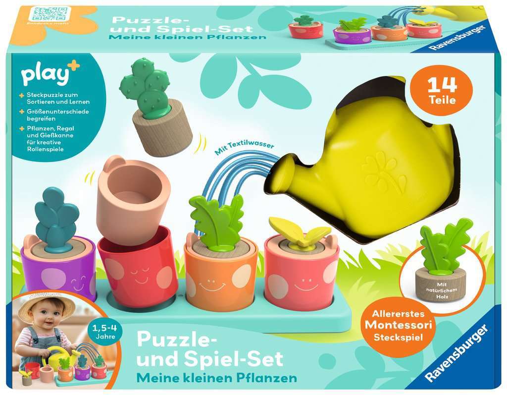 Ravensburger Spiel Puzzle- und Spiel-Set: Meine kleinen Pflanzen - Bild 1