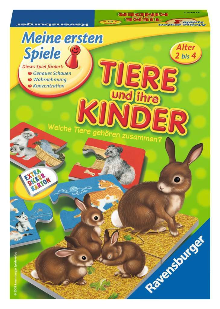 Ravensburger Spiel Tiere und ihre Kinder - Bild 1