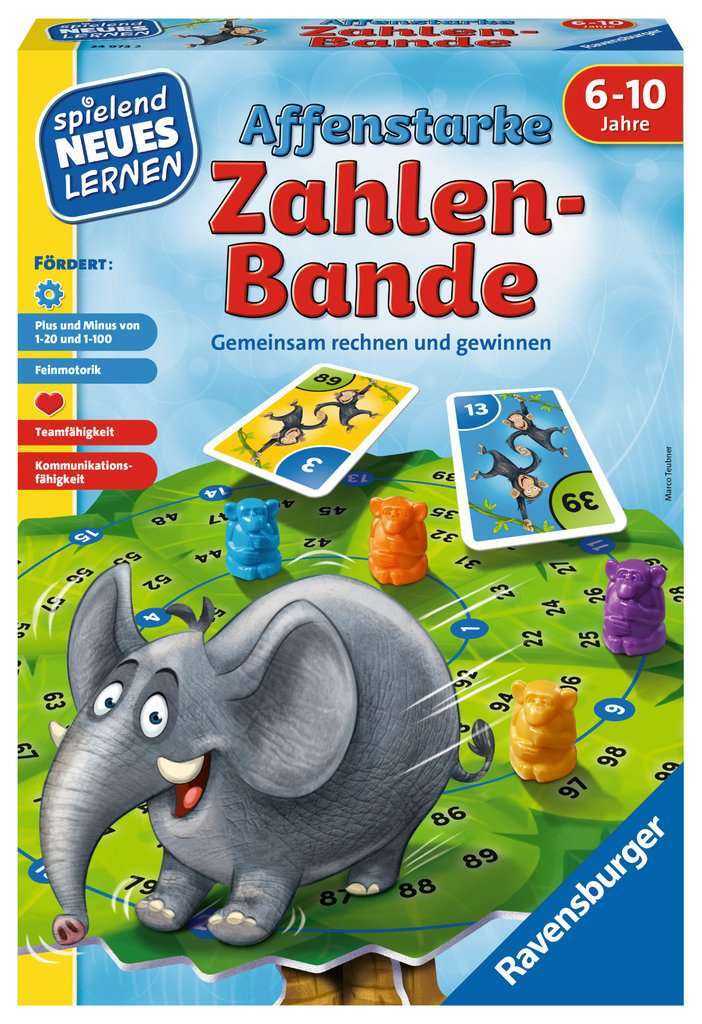 Ravensburger Spiel Affenstarke Zahlen-Bande - Bild 1