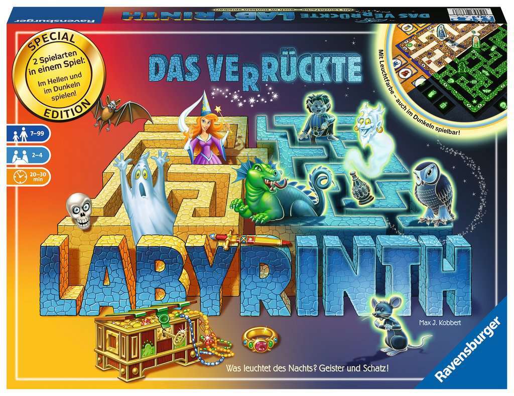 Ravensburger Spiel Das verr&uuml;ckte Labyrinth - Glow in the Dark - Bild 1