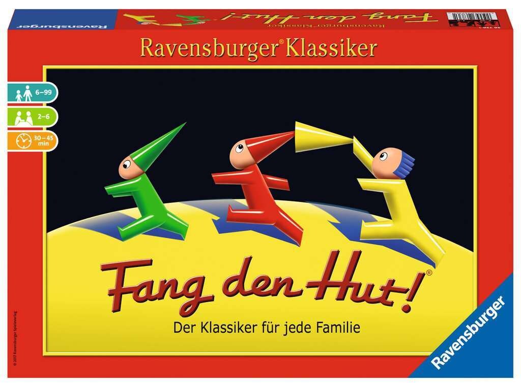Ravensburger Spiel Fang den Hut!® – Gesellschaftsspiel & Brettspiel ab 6 Jahre | 04005556267361