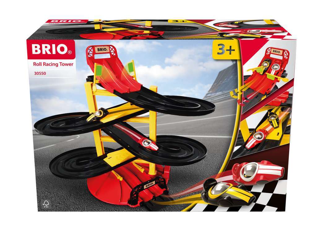 BRIO Spiel Rennbahn-Turm mit zwei Rennwagen - Bild 1