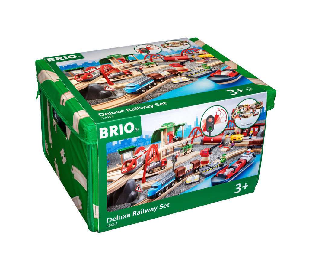 BRIO Spiel Stra&szlig;en & Schienen Bahn Set Deluxe - Bild 1