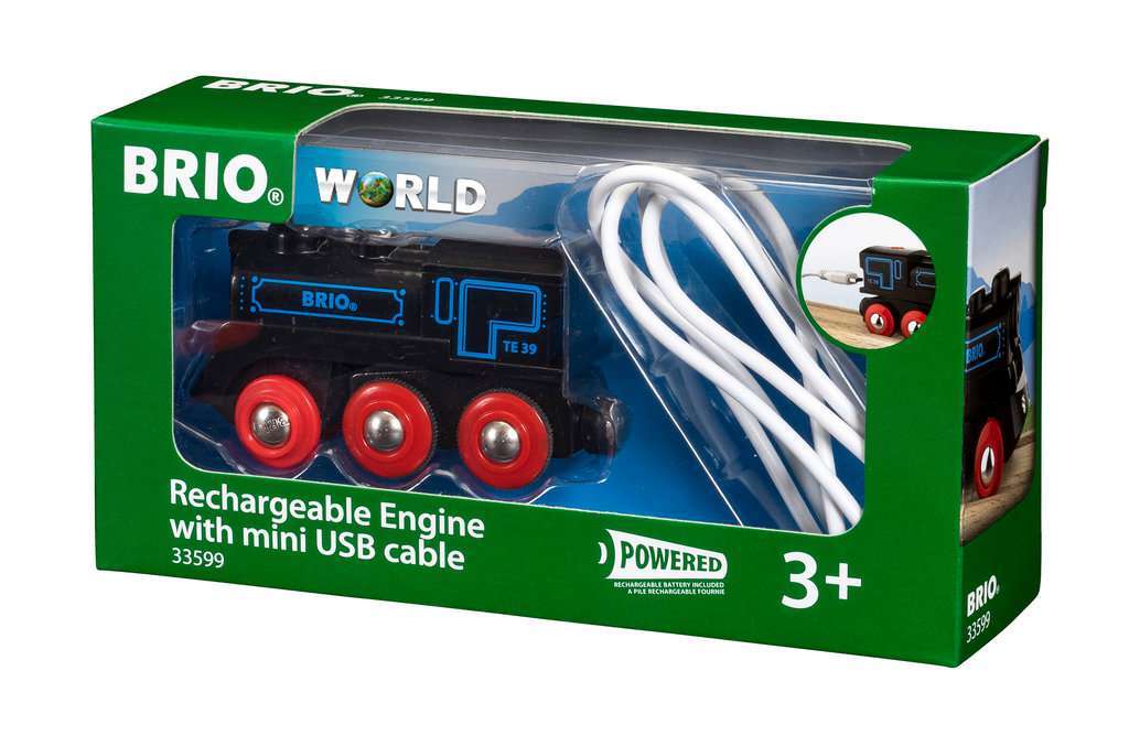 BRIO Spiel Schwarze Akku-Lok mit Mini-USB - Bild 1