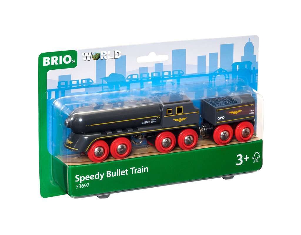 BRIO Spiel Schwarzer Kugelblitz mit Kohlentender | 07312350336979