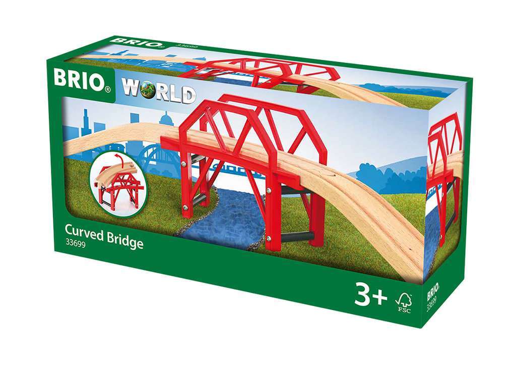 BRIO Spiel Bahnbr&uuml;cke mit Auffahrten - Bild 1