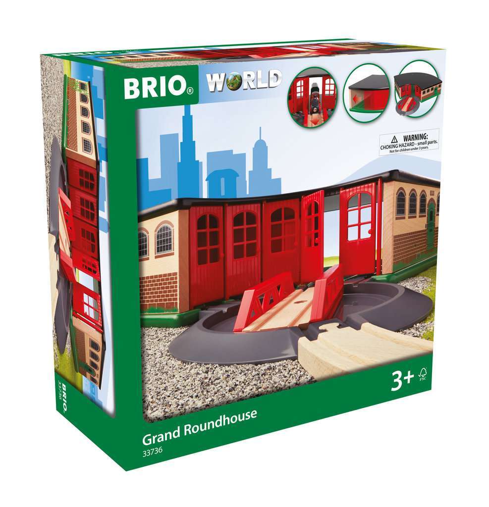 BRIO Spiel Gro&szlig;er Ringlokschuppen - Bild 1