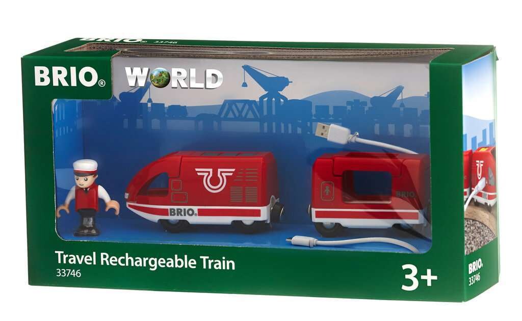 BRIO Spiel Roter Akku-Reisezug | 07312350337464