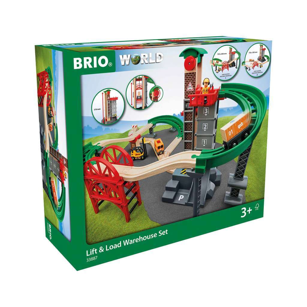 BRIO Spiel Gro&szlig;es Lagerhaus-Set mit Aufzug - Bild 1