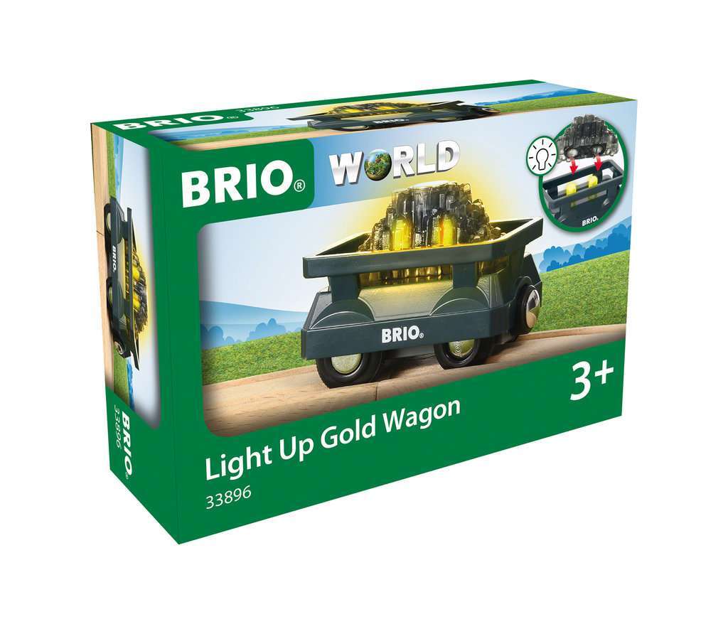 BRIO Spiel Goldwaggon mit Licht - Bild 1