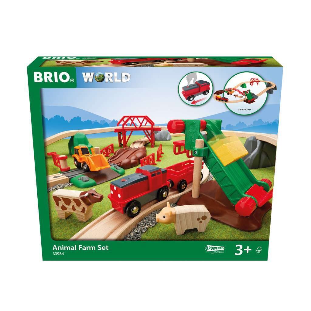 BRIO Spiel Großes Bahn Bauernhof-Set | 07312350339840