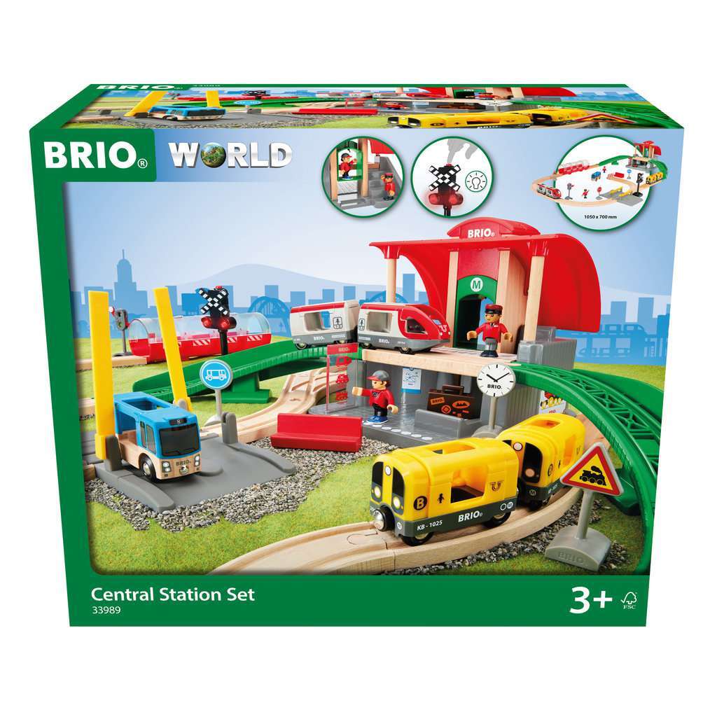 BRIO Spiel Gro&szlig;es City Bahnhof Set - Bild 1