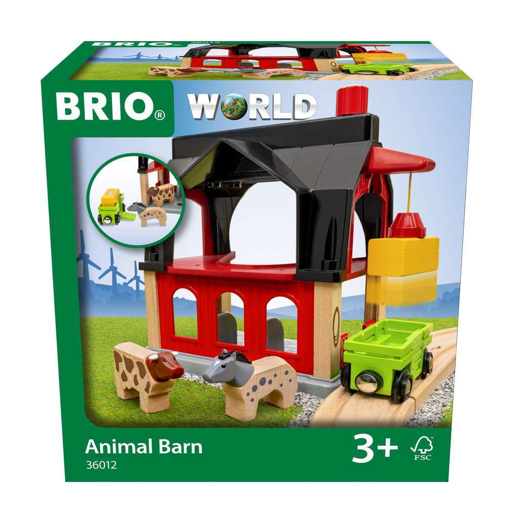 BRIO Spiel Tierscheune mit Heuwaggon - Bild 1