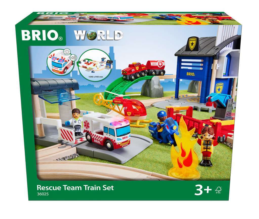 BRIO Spiel Polizei und Feuerwehr Set Deluxe - Bild 1