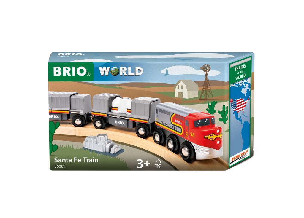 BRIO Spiel Trains of the World Santa Fe Zug - Bild 1