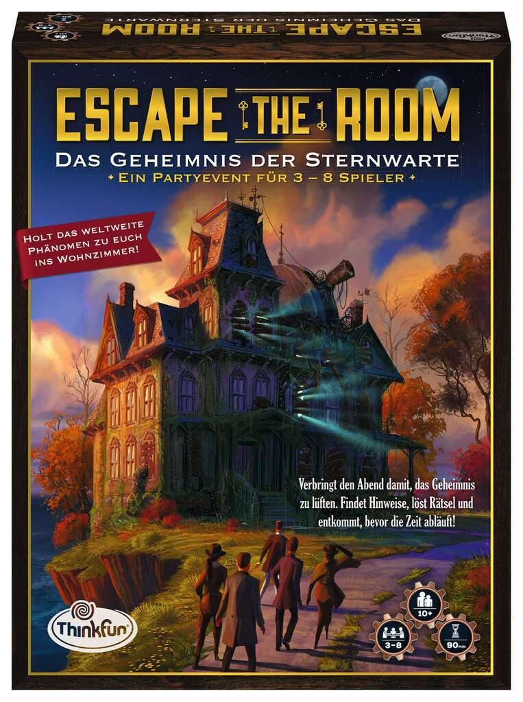 Thinkfun Spiel Escape the Room: Das Geheimnis der Sternwarte | 04005556763139