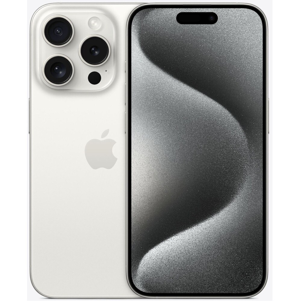Apple iPhone 15 Pro - 512 GB - Titan Wei&szlig; - Bild 1