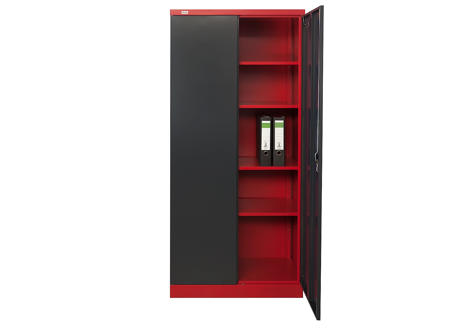 Stahlschrank Moskau anthrazit rot | 04260620350114