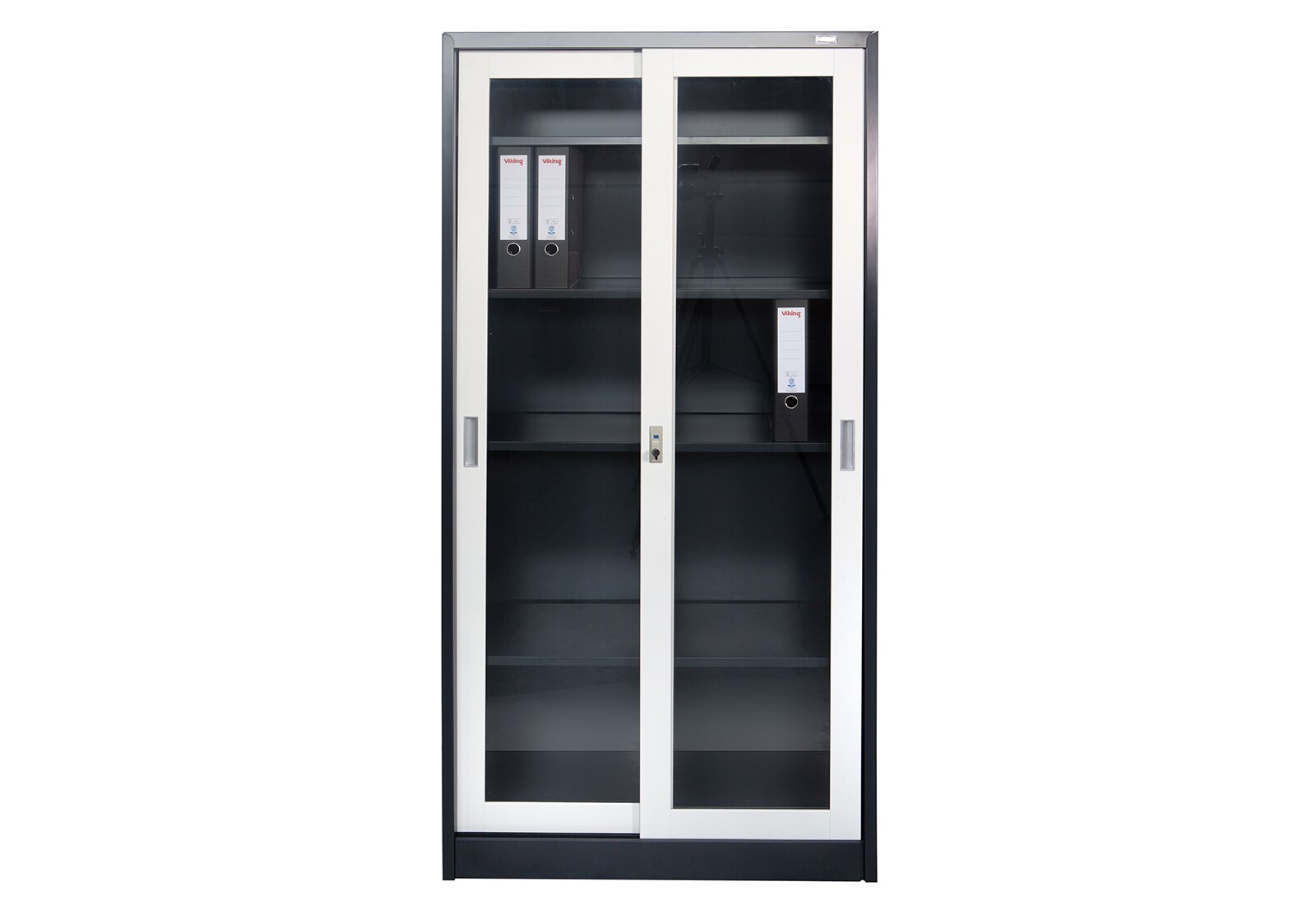 Aktenschrank St. Petersburg dunkelgrau-weiss | 04260620350138
