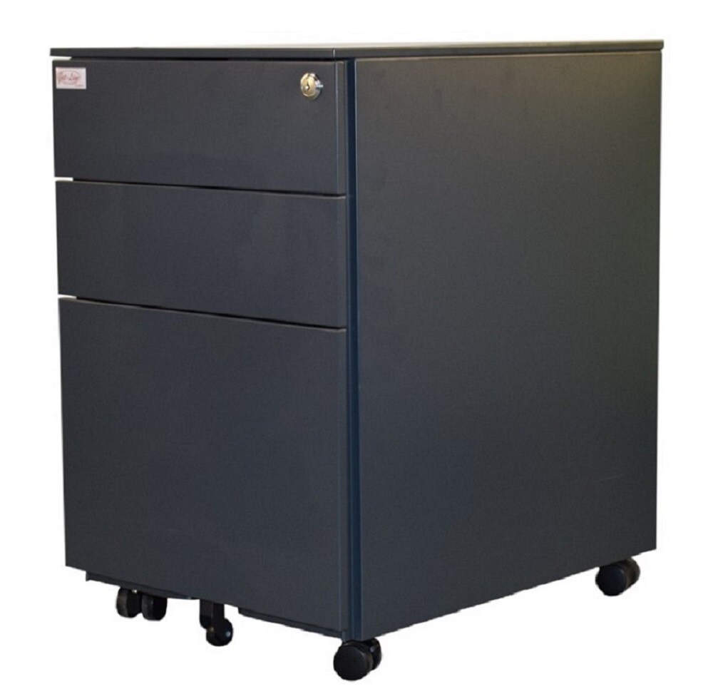 Rollcontainer in anthrazit Rollschrank Buerocontainer - Bild 1