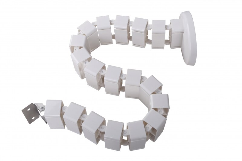 Kabel Management weiss - Bild 1