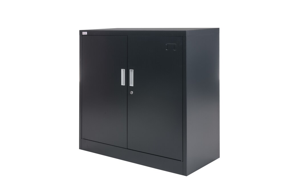 Aktenschrank KIEW dunkelgrau anthrazit knock down  90x40x90cm | 04260620358417