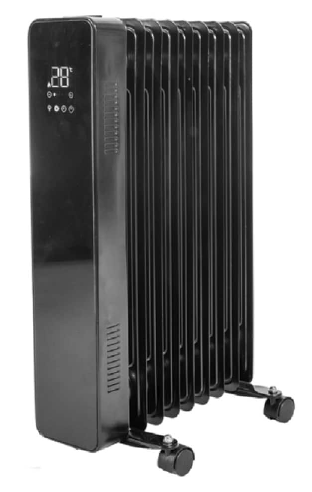&Ouml;lradiator &Ouml;l Radiator Elektroheizung Heizung 9-Rippen 2000 W schwarz - Bild 1