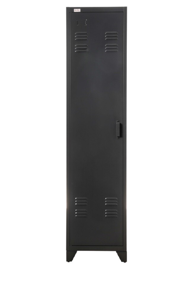 Aktenschrank Spind PETROW dunkelgrau 1-türig | 04260620358677