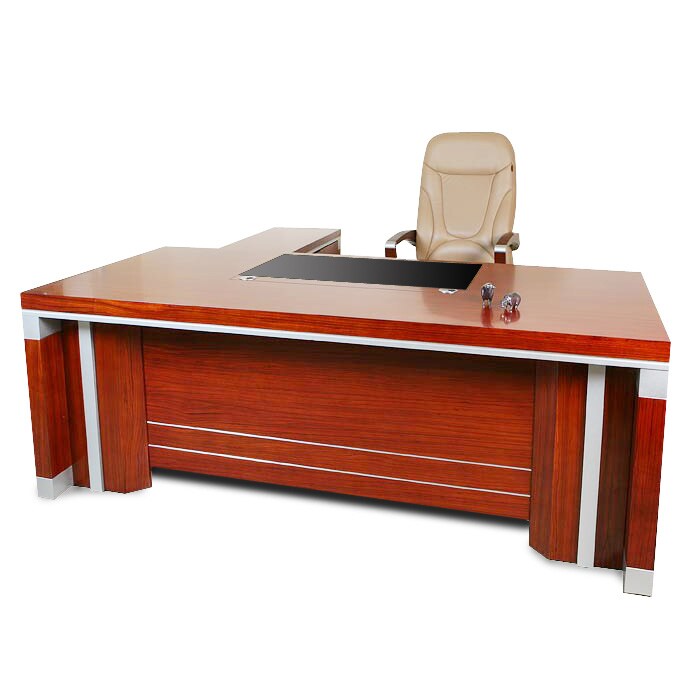 B&uuml;rom&ouml;bel Chef Schreibtisch Managerschreibtisch B&uuml;roschreibtisch Lahr Kirsch XXL 2,2x1,0x 0,76 m - Bild 1