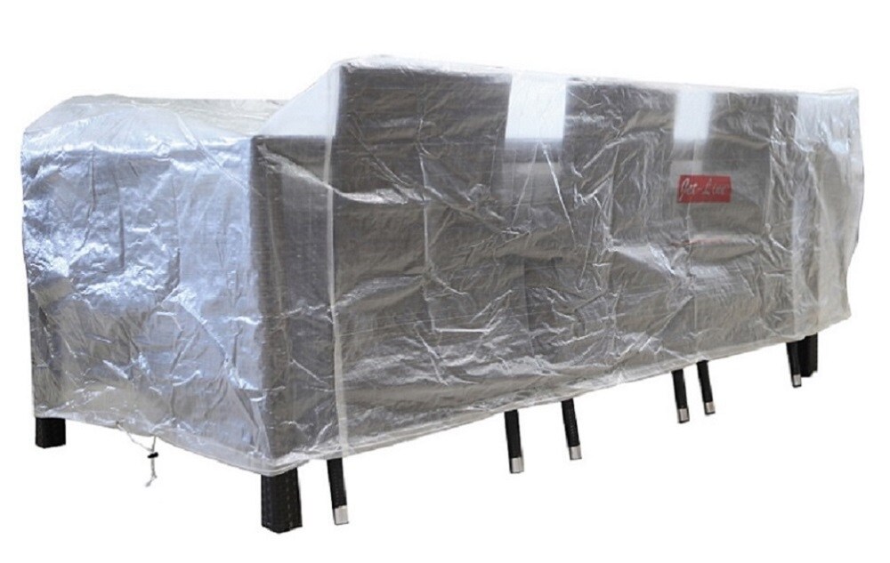 Abdeckplane Palermo 320 x 130 x 80 cm transparent | 04260620352095