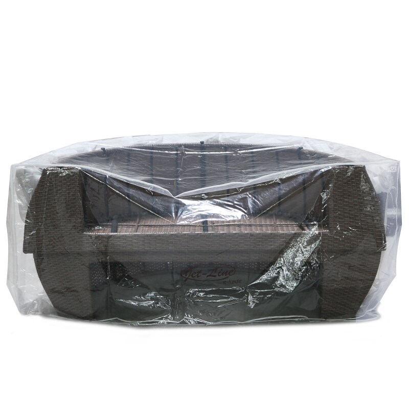 Jet-Line Gartenm&ouml;bel Abdeckplane Bozen - 1,6 x 1,1 x 0,85 cm - klar - Bild 1