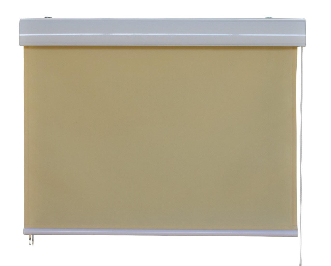 Vertikalmarkise Kassettenrollo Außenrollo 1.2x2.3m beige Garten Terrasse Balkonmarkise Balkon