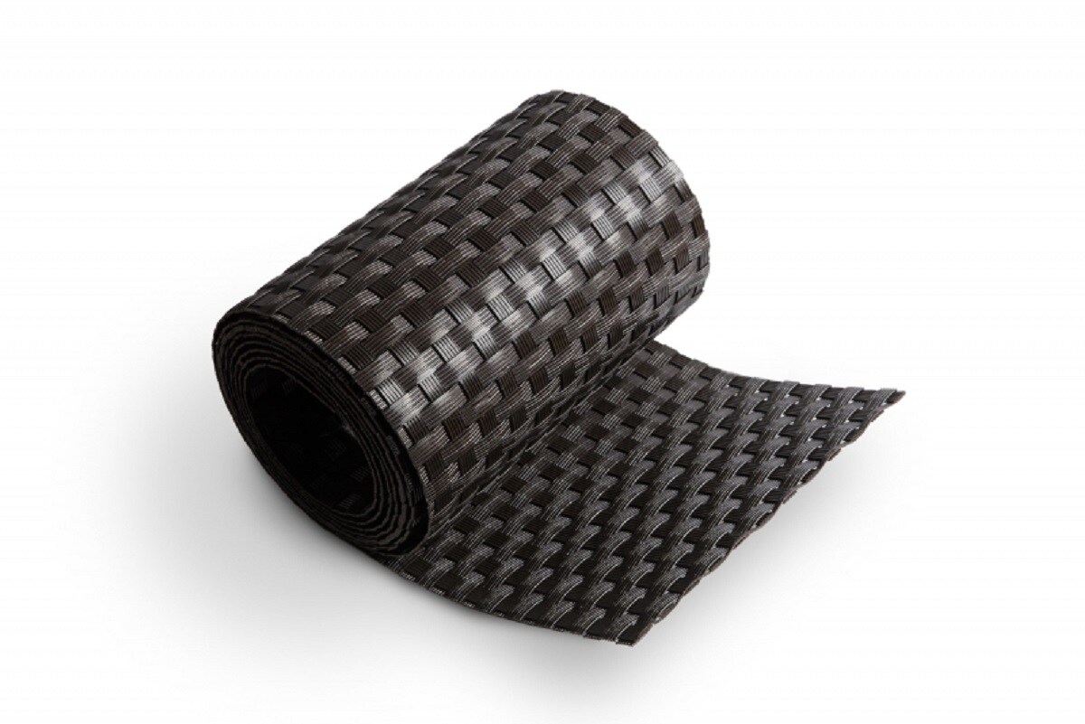 Zaunstreifen Kunststoff dunkelbraun 255 x 19 cm - Bild 1