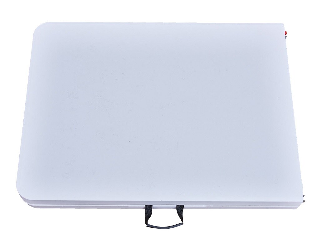 Buffettisch Gartentisch Klapptisch zusammenklappbar faltbar weiß grau 180x70x74cm NIKOLAUS